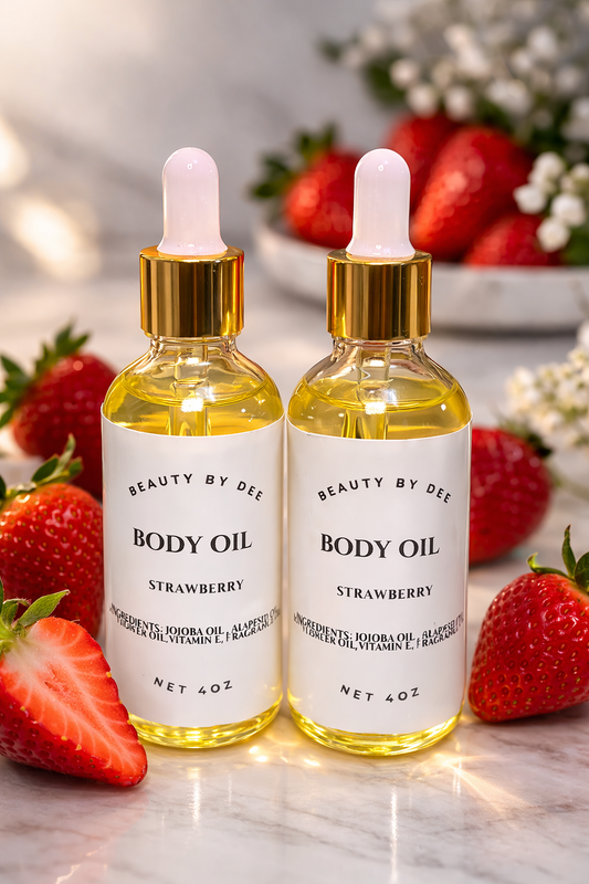 Strawberry Body Oil 🍓✨